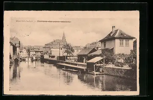 AK Strassburg-Woertelstaden, Environs des ponts couverts