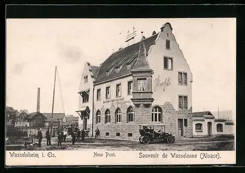 AK Wasselnheim, Kaiserliches Postamt