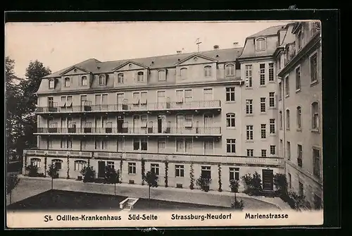 AK Strassburg, St. Odillen-Krankenhaus in der Marienstrasse