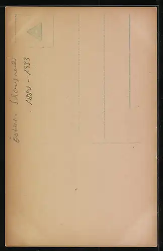 AK Schauspieler Max Landa im Portrait