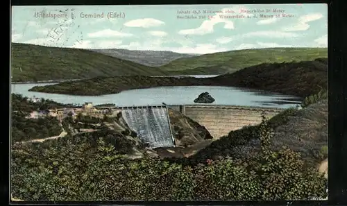 AK Gemünd /Eifel, Urfttalsperre, Gesamtansicht