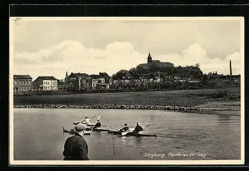 AK Siegburg, Partie an der Sieg