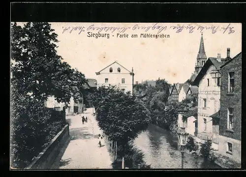 AK Siegburg, Partie am Mühlengraben