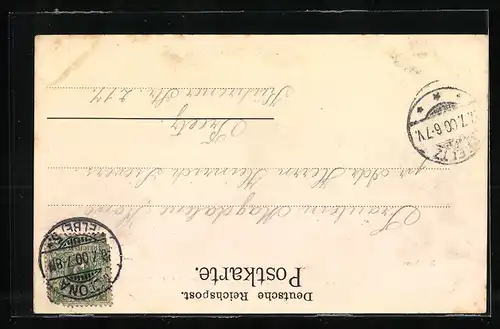 AK Hamburg-Altona, Rathaus mit Vorplatz