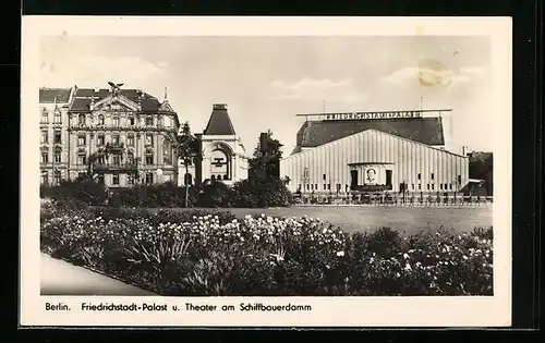 AK Berlin, Friedrichstadt-Palast u. Theater am Schiffbauerdamm