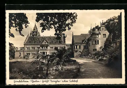 AK Gondelsheim /Baden, Gräbl. Douglas`sches Schloss