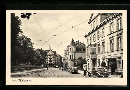 AK Kiel, Holsts Hotel an der Schlossgarten Strasse