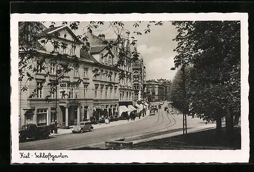 AK Kiel, Strasse am Schlossgarten