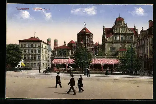 AK München, Künstlerhaus und Synagoge