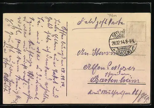 AK Offenburg, Wilhelmstrasse