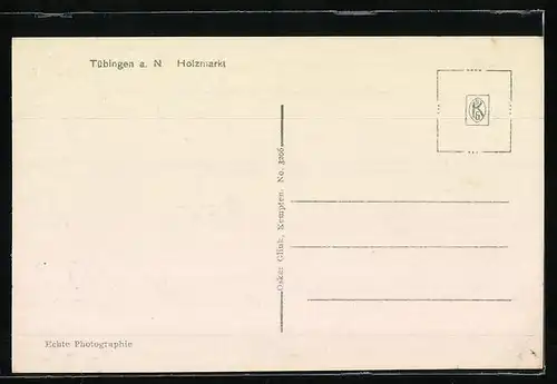 AK Tübingen a. N., Holzmarkt