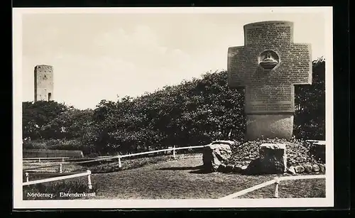 AK Norderney, Ehrendenkmal