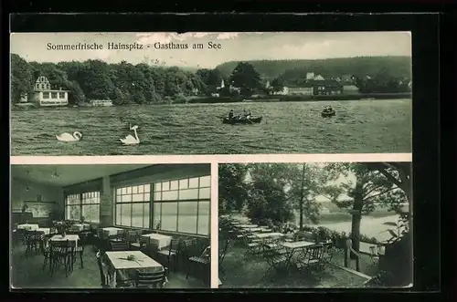 AK Hainspitz / Thür., Gasthaus am See