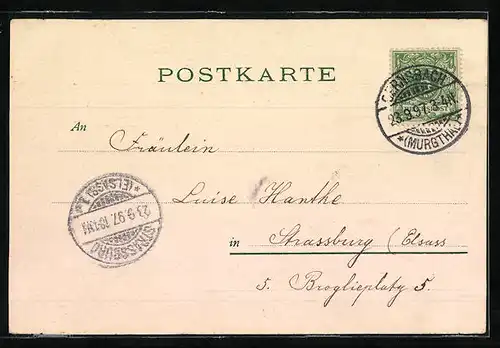 AK Gernsbach / Murgtal, Ortsansicht aus der Vogelschau