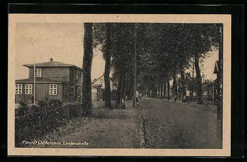 AK Pönitz / Ostholst., Lindenstrasse
