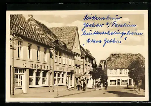 AK Parchim, Blutstrasse mit HO-Kaffee