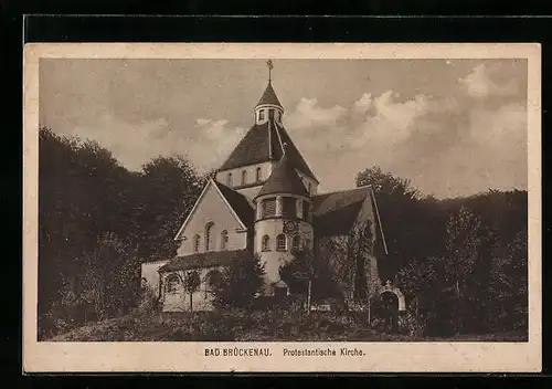 AK Bad Brückenau, Protestantische Kirche