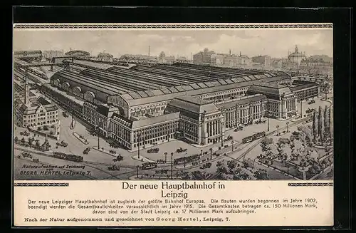 AK Leipzig, Der neue Hauptbahnhof