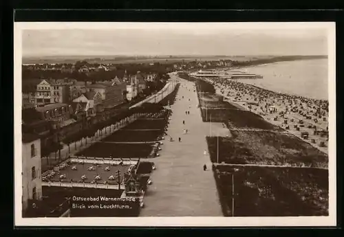 AK Warnemünde, Blick vom Leuchtturm