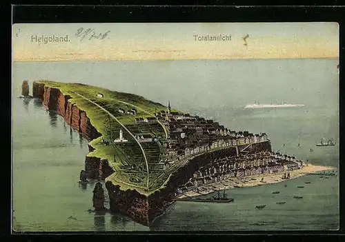 AK Helgoland, Totalansicht
