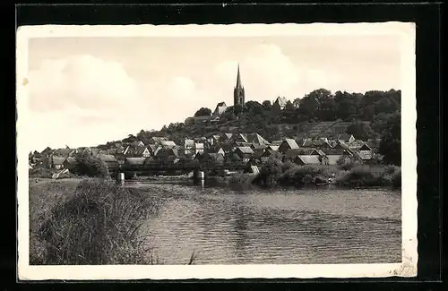 AK Frankenberg / Eder, Partie an der Eder