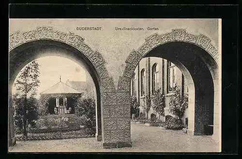 AK Duderstadt, Ursulinenkloster, Garten