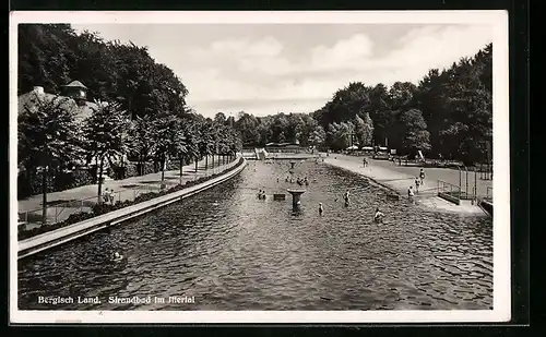 AK Solingen /Bergisch Land, Strandbad im Ittertal