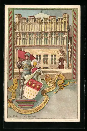 Künstler-AK Franz Hein: Köln a. Rh., Der Gürzenich