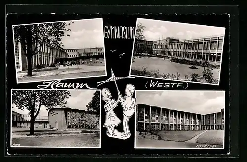 AK Hamm (Westf.), Gymnasium mit Aula und Sporthallen