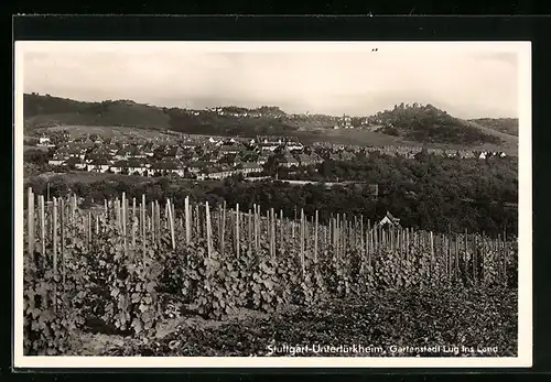 AK Stuttgart-Untertürkheim, Gartenstadt Luginsland