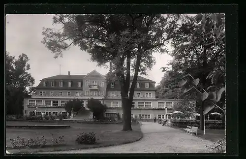 AK Bad Köstritz, Aussenansicht vom Sanatorium
