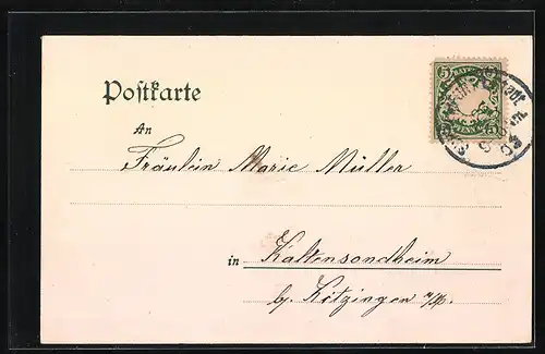 AK Schweinfurt, Rückertdenkmal