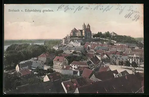 AK Breisach, Stadt vom Eckardsberg gesehen