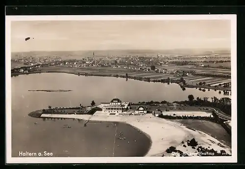 AK Haltern am See, Totalansicht vom Flugzeug aus