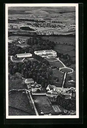 AK Bad Hermannsborn, Totalansicht vom Flugzeug aus