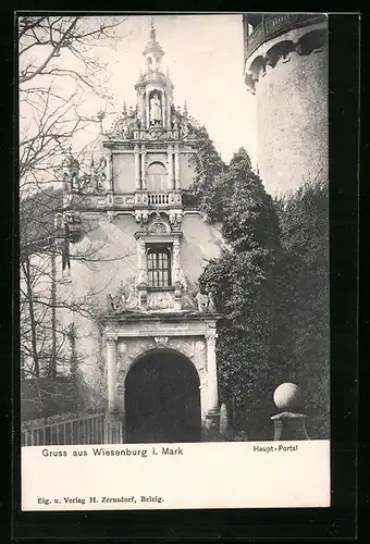 AK Wiesenburg i. Mark, Hauptportal