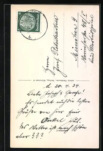 AK Neubeuern am Inn, Ortspartie