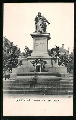 AK Schweinfurt, Friedrich Rückert-Denkmal