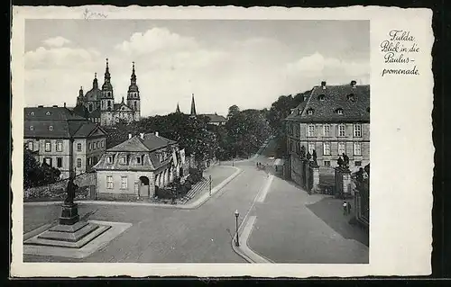 AK Fulda, Blick in die Paulus-Promenade