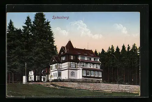 AK Friedrichroda, Gasthaus Spiessberg