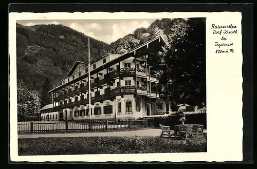 AK Kreuth bei Tegernsee, Rainer Alpe, Ferienheim für Handel und Industrie