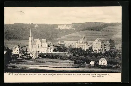 AK Waldbreitbach i. Westw., Blick auf das St Josephshaus, Mutterhaus