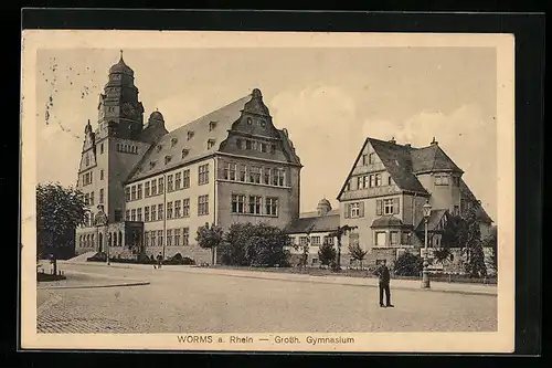 AK Worms a. Rhein, Grossh. Gymnasium