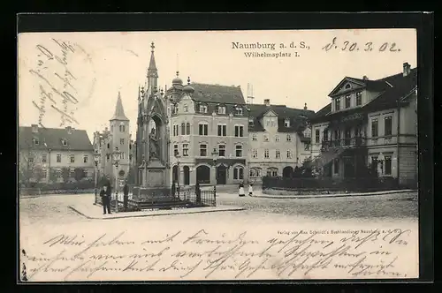 AK Naumburg a. d. S., Wilhelmplatz I.