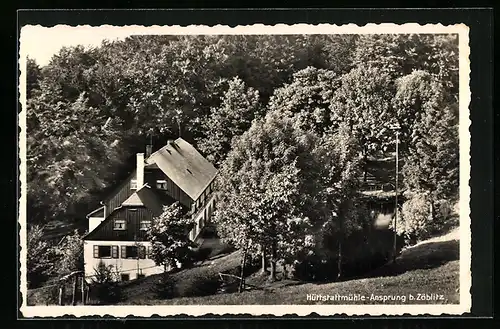 AK Ansprung i. Erzgeb., Gasthaus Hüttstattmühle