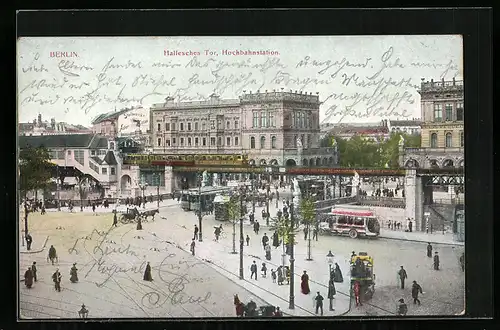 AK Berlin-Kreuzberg, Hallesches Tor