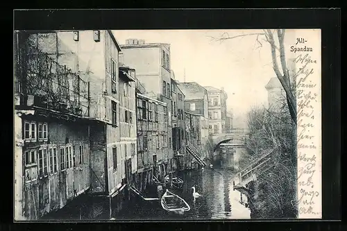 AK Berlin-Spandau, Partie in Alt-Spandau