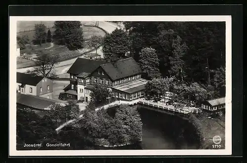 AK Jonsdorf, Gondelfahrt aus der Vogelschau