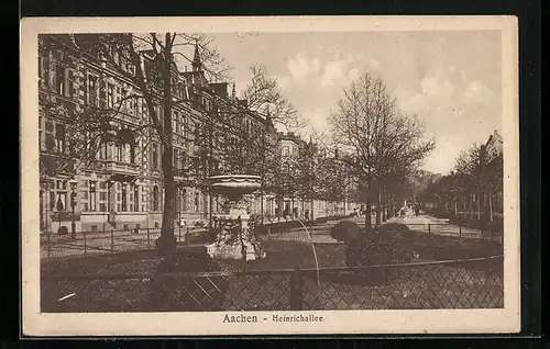 AK Aachen, Blick in die Heinrichsallee