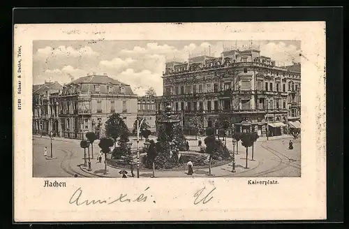 AK Aachen, Kaiserplatz